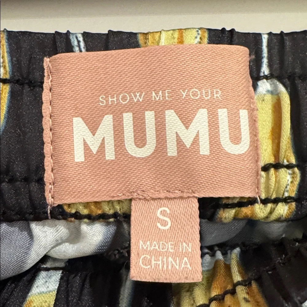 Show Me Your Mumu Classic PJ Set, Champagne Silky, Size Small
